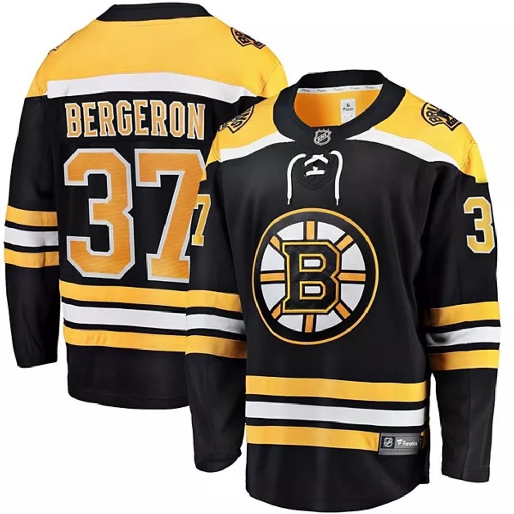 Fanatics Boston Bruins Patrice Bergeron #37 Jersey Youth S/M